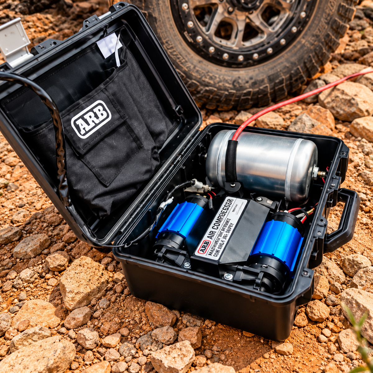 ARB Portable Twin Air Compressor Kit with Air Tank