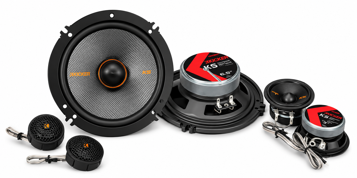Kicker 3-Way Component Speaker System