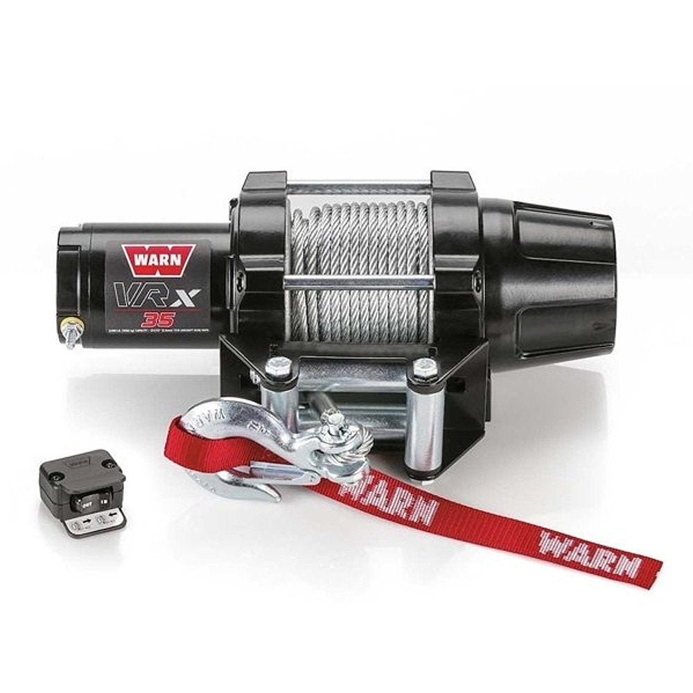 WARN VRX 35 3500LB (1587KG) 12V ATV WINCH WITH STEEL CABLE