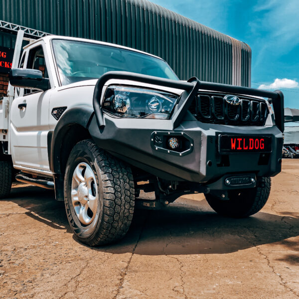 Mahindra Pik Up K9 Front Replacement Bumper with Nudge - Wildog Mahindra Pik Up accessory