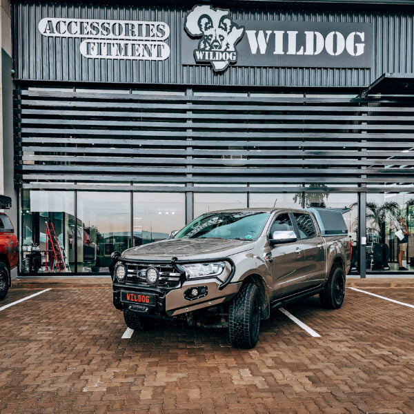 Ford Ranger Facelift Hunter Front Bumper, Black - Wildog Ford 4x4 accessory