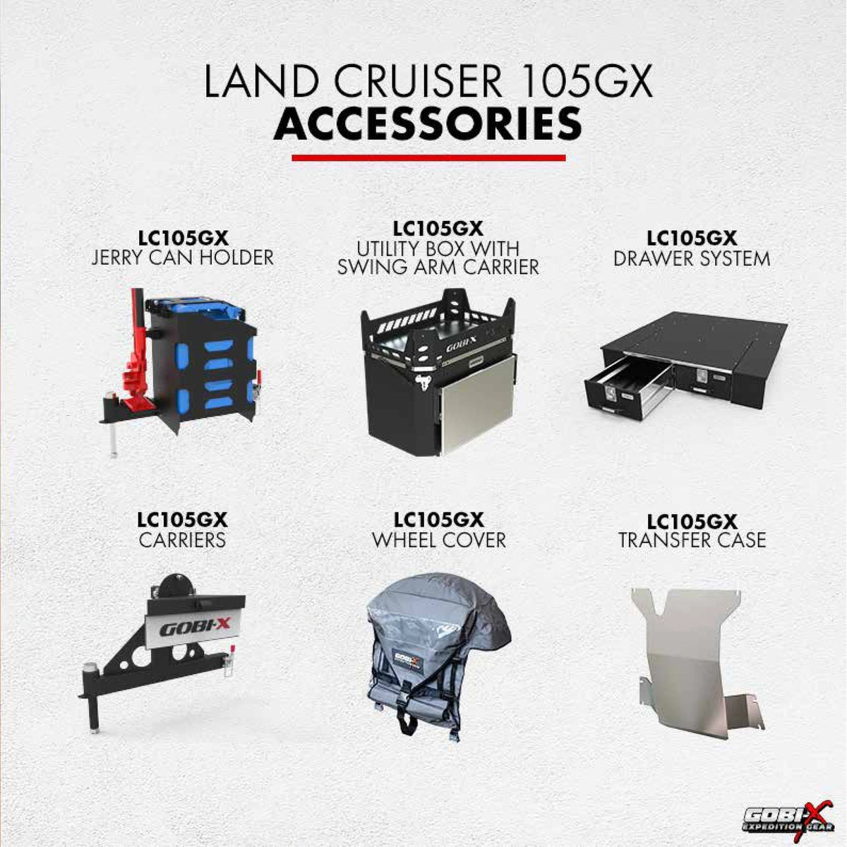 Toyota Land Cruiser 105 GX Spare Wheel Cover - labelled accessory reference sheet
