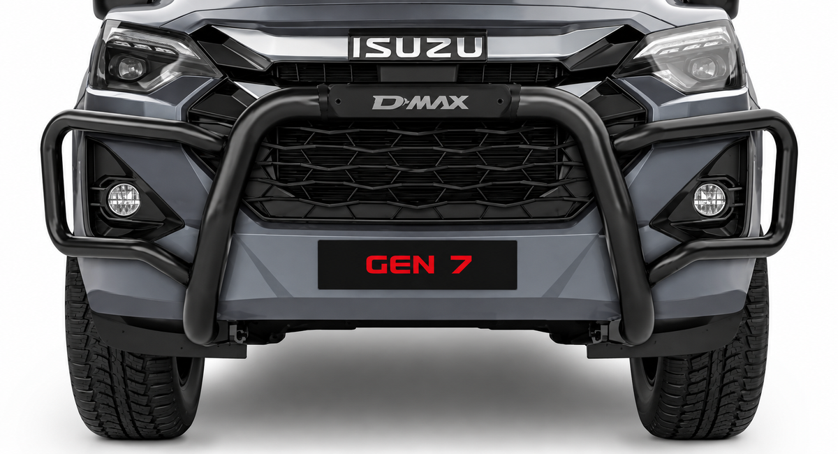 Isuzu D-Max Gen 7 Black Stainless Steel Wrap-Around Bar