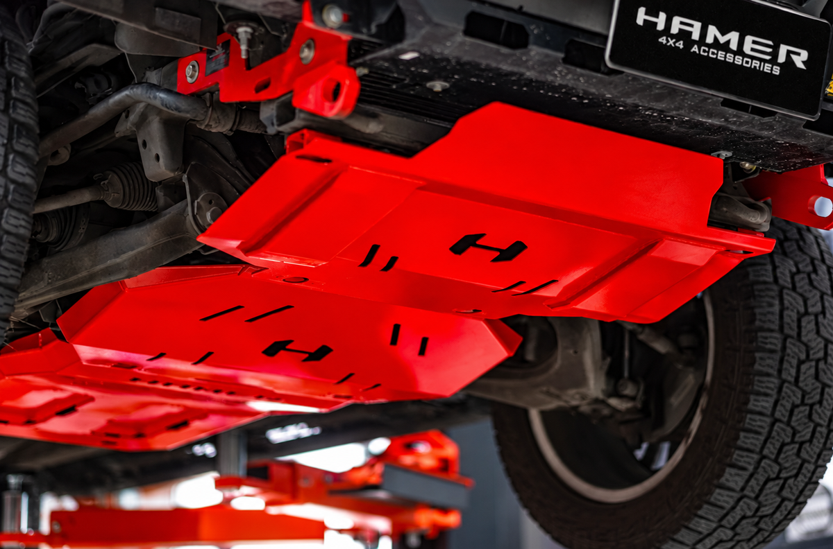 3 Piece under protection plate for Isuzu MU-X (2021 – 2024)