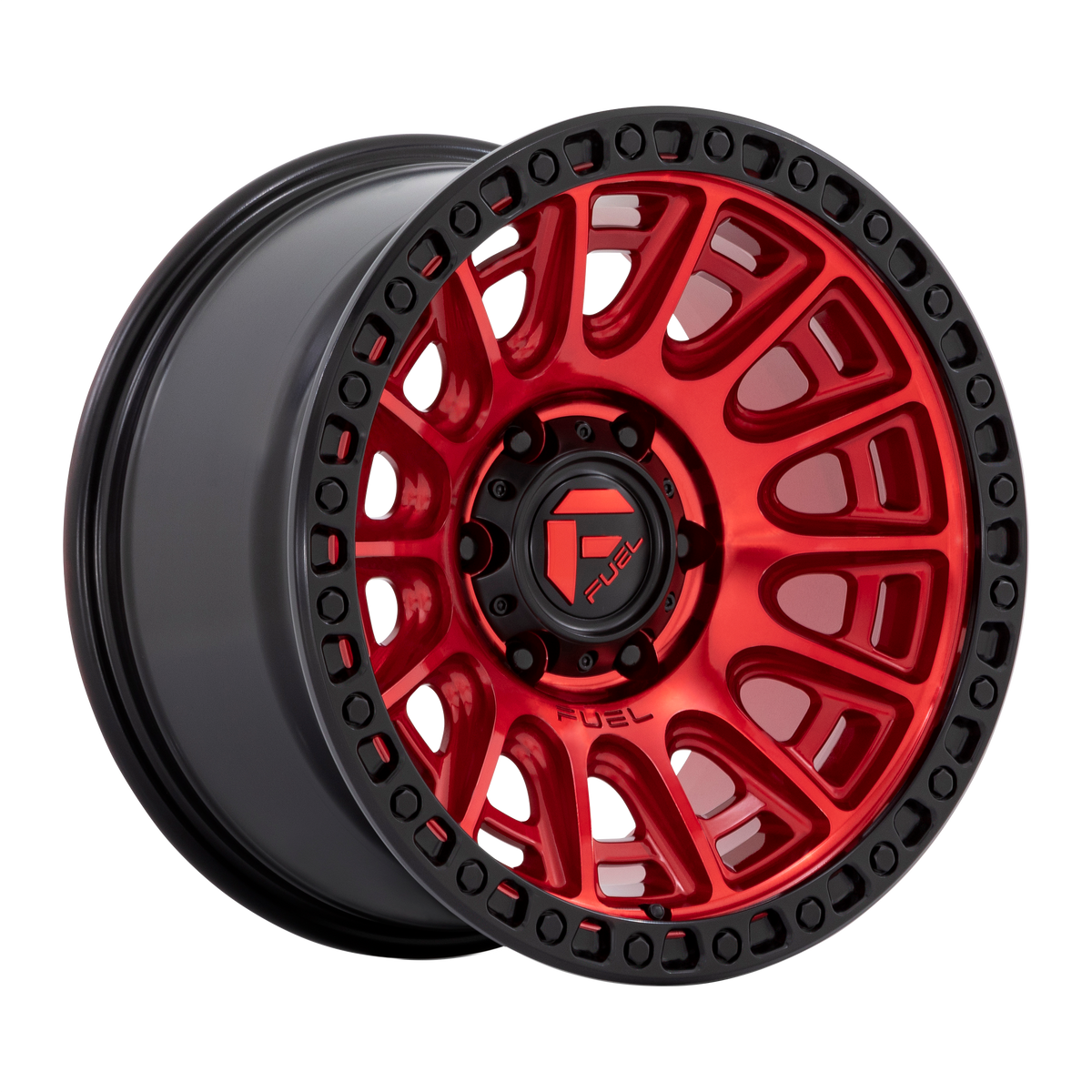 Cycle Alloy Wheel – Candy Red with Black Ring