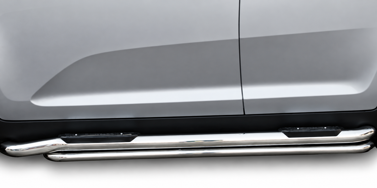 Kia Sportage 2010 Polished Stainless Steel Side Steps