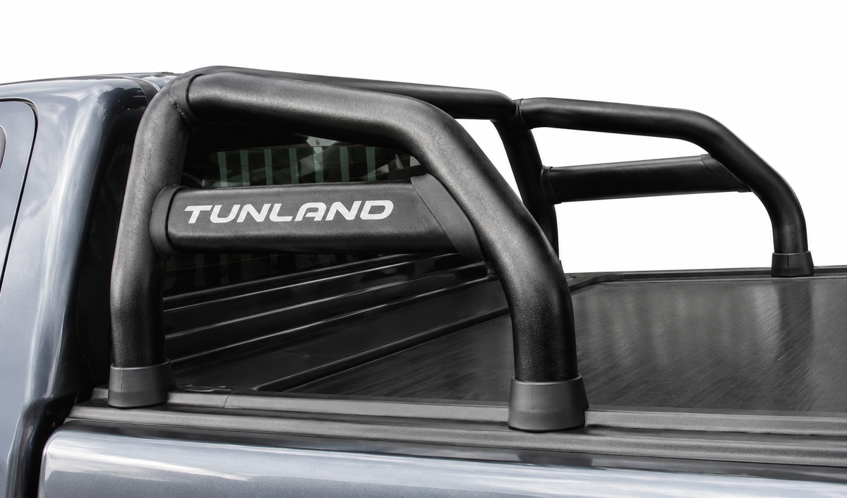 Foton Tunland G7 Black Coated Stainless Steel RollaTop Compatible Sports Bar