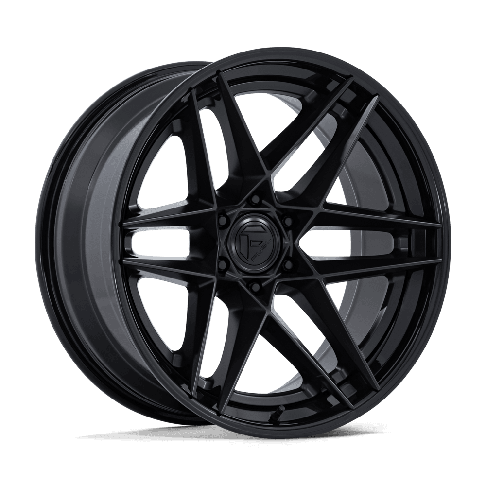 Flight Alloy Wheel – Matte Black with Gloss Black Lip