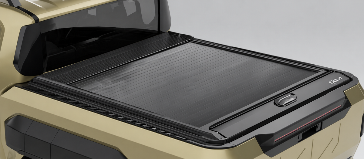 Kia Tasman Black Aluminium RollaTop