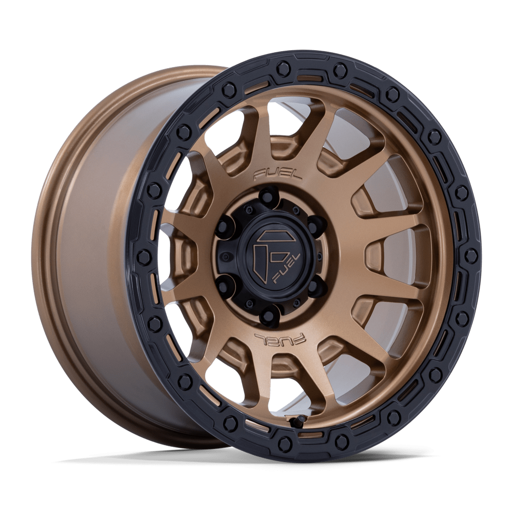 Fortress Alloy Wheel – Matte Bronze W Gloss Black Lip