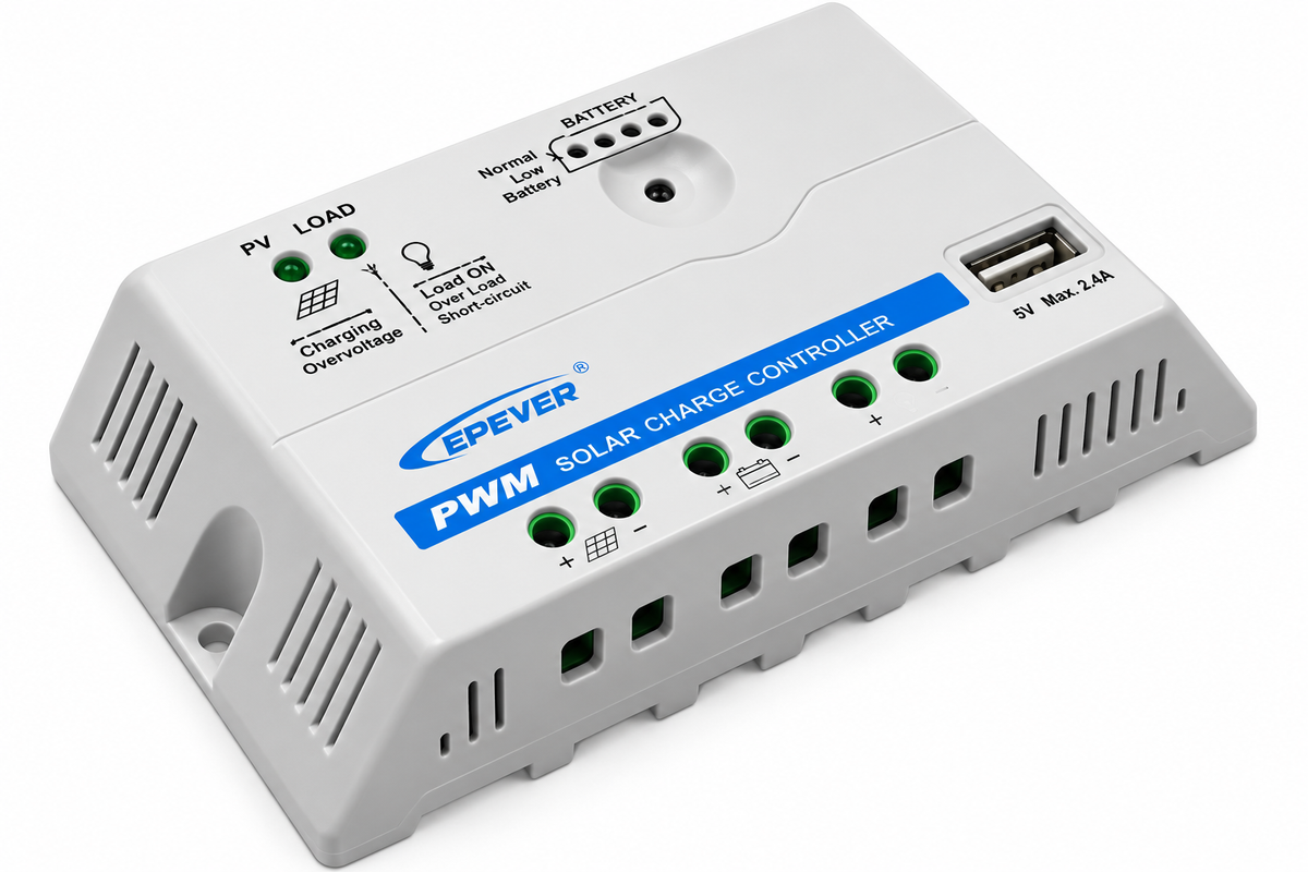 20A 12/24V Auto PWM Charge Controller