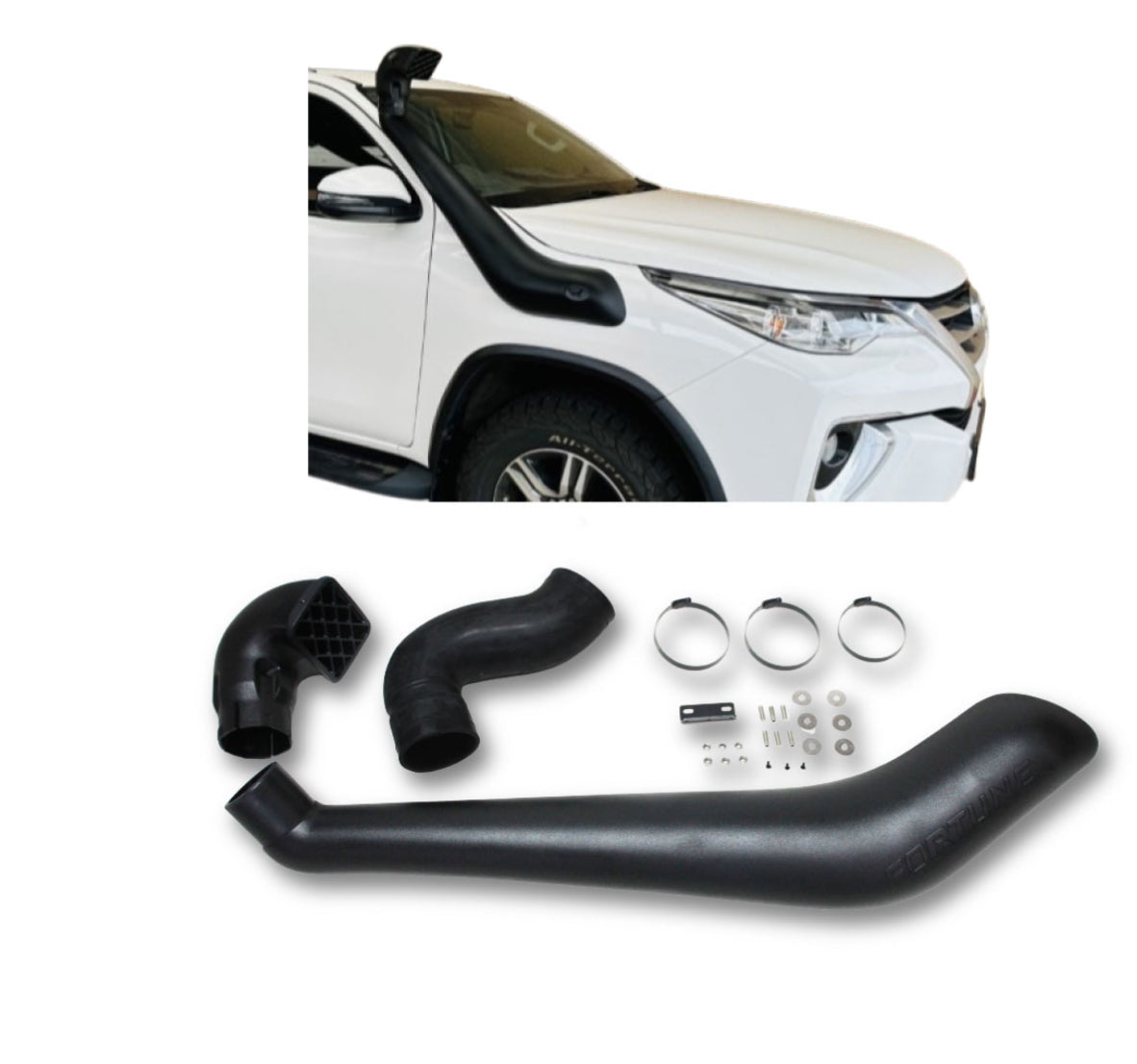 FORTUNER 2016+ PLASTIC SNORKEL KIT