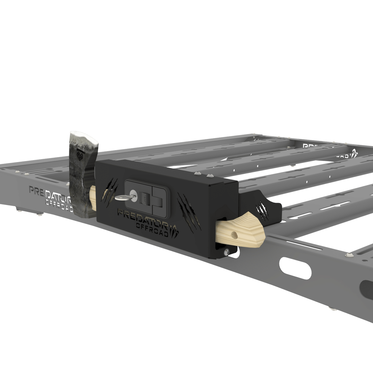 Spade/Axe Bracket Push Lock