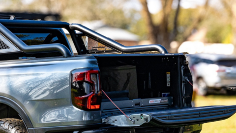 EeziLoader Cargo Slide Tray V2 - Ford Ranger Next Gen - Double Cab Model Only FITMENT INCLUDED
