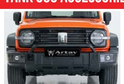 GWM TANK 300 Styling Bar with Spot Light Tabs Black