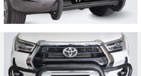 Toyota Hilux Gd6 Facelift Tri Bumper Black (Does Not Work With PDC Sensors)