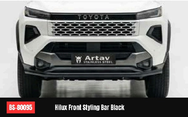 Hilux Front Styling Bar Black