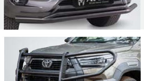 Toyota Hilux GD6 Facelift Headlight Wrap Around / Bush Bar (Brackets Included)