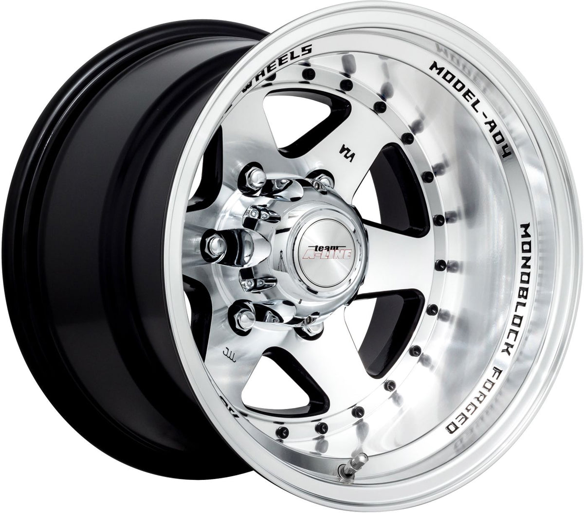 Big Rock Black Machined Face Alloy Wheel