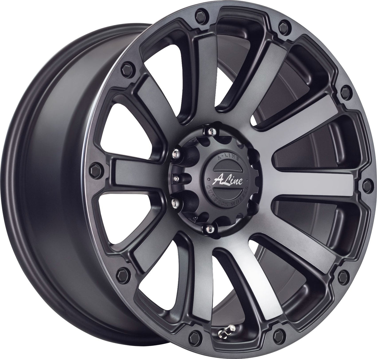Destroyer Satin Black Tinted Smoke Alloy Wheel