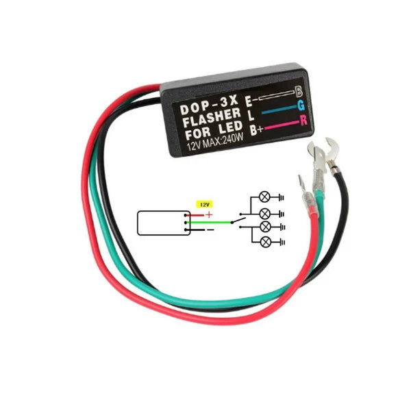 12V 240W LED Flasher Relay
