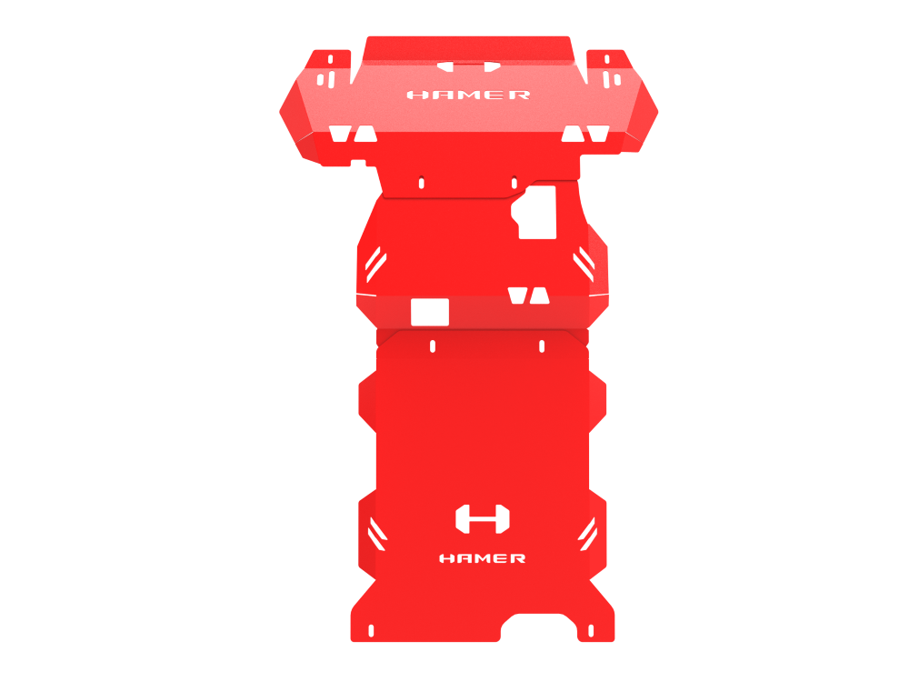 3 Piece under protection plate for Ford Ranger PX2, PX3 (2015 – 2022)