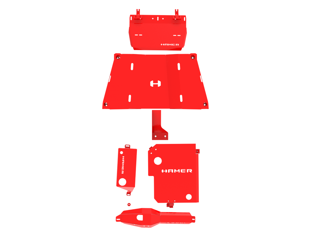 5 Piece under protection plate for Suzuki Jimny JB74W (2018 – Present)