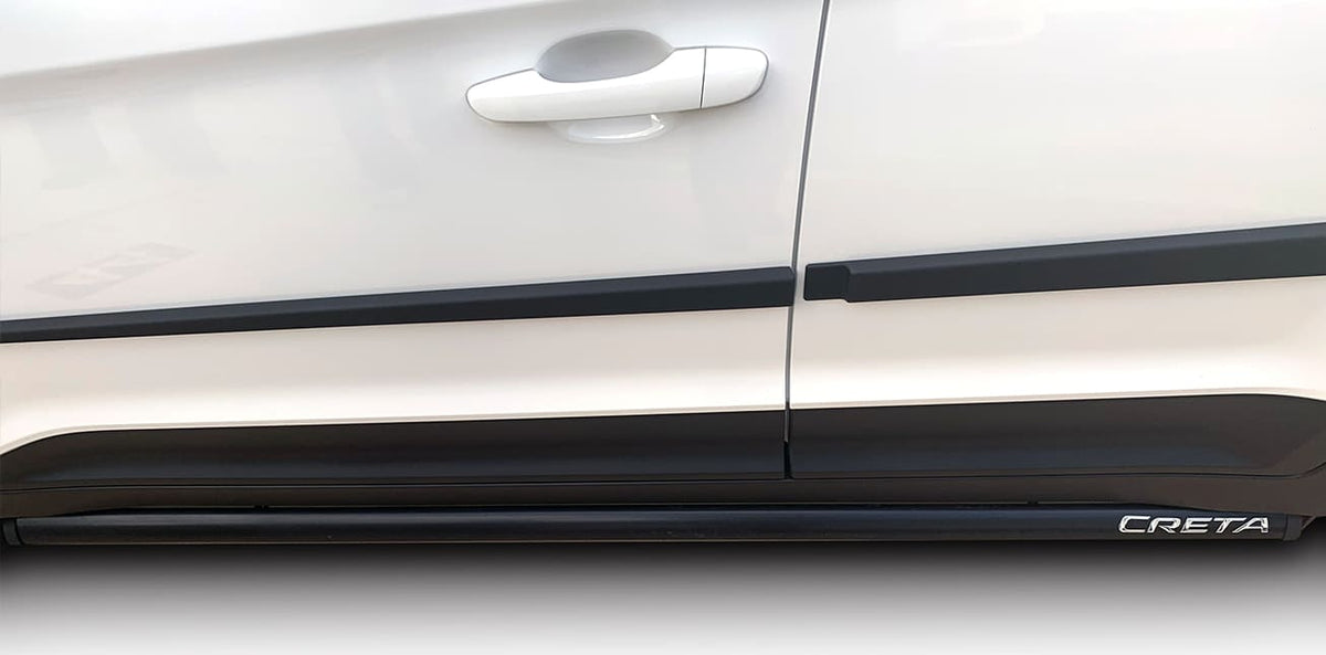 Hyundai Creta Black Stainless Steel Side Bars – 2018