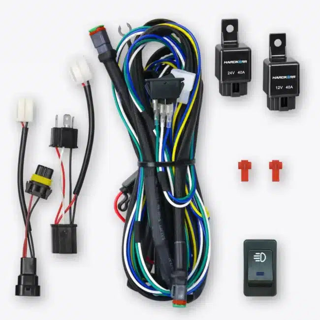 Hardkorr 12V Dual Wiring Harness