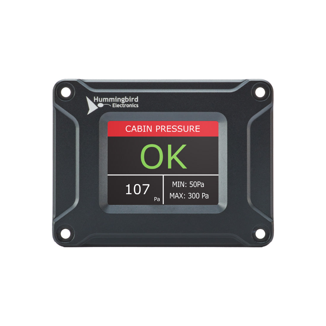 Panel Mount Cabin Pressure Monitor