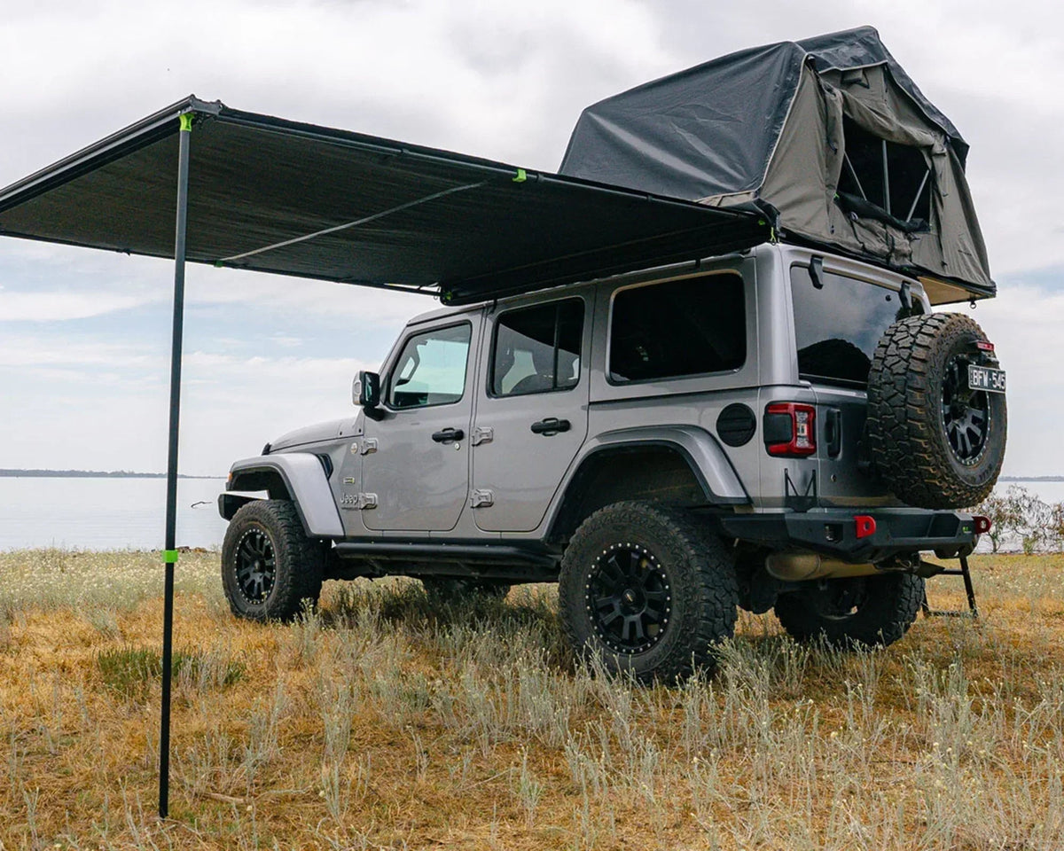 Deltawing 90° Awning – 1.4m × 2m