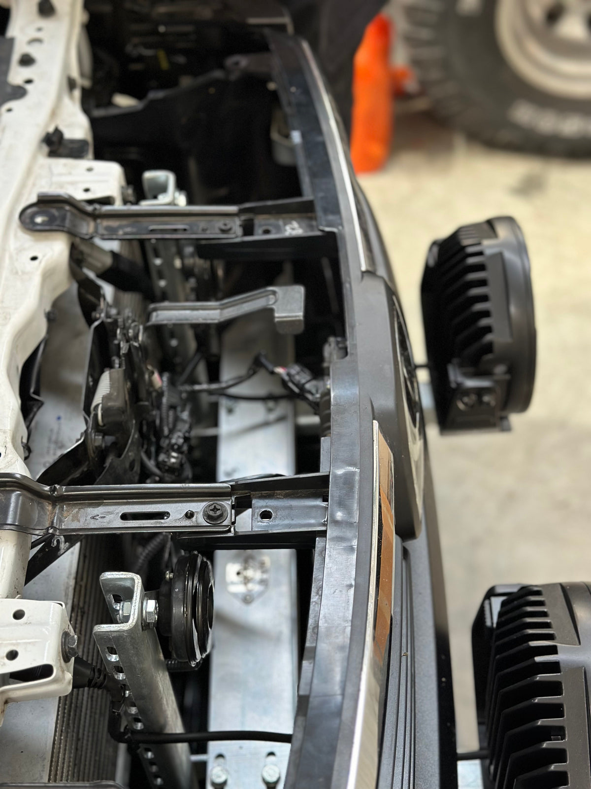 TOYOTA HILUX REVO (2016-CURRENT) Behind Bumper Spotlight Brackets — view 13