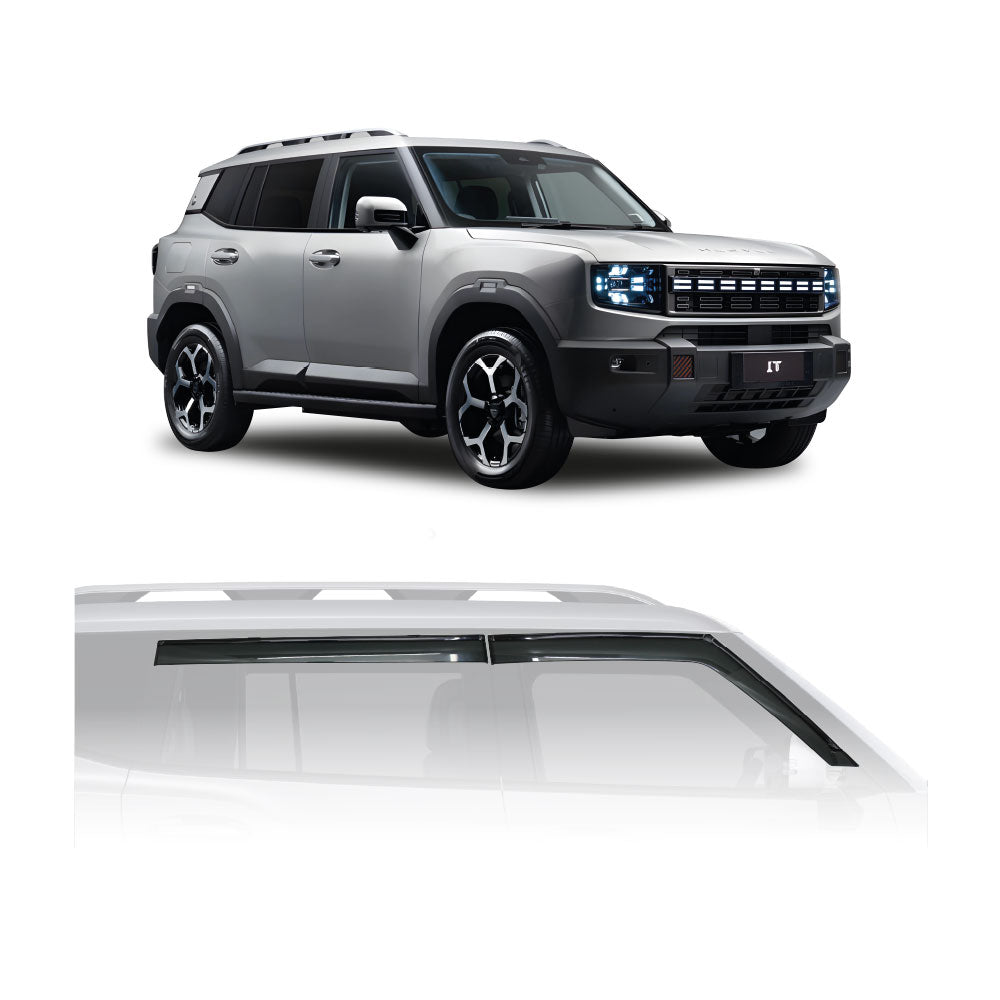 Jetour T1 Premium Smoked Wind Deflectors – 4-Piece