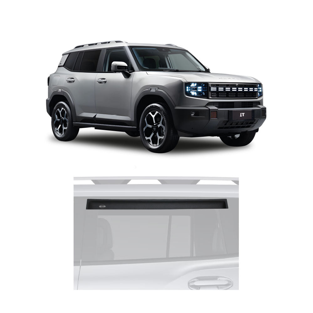 Jetour T1 Matt Black Rear Wind Deflectors – Pair