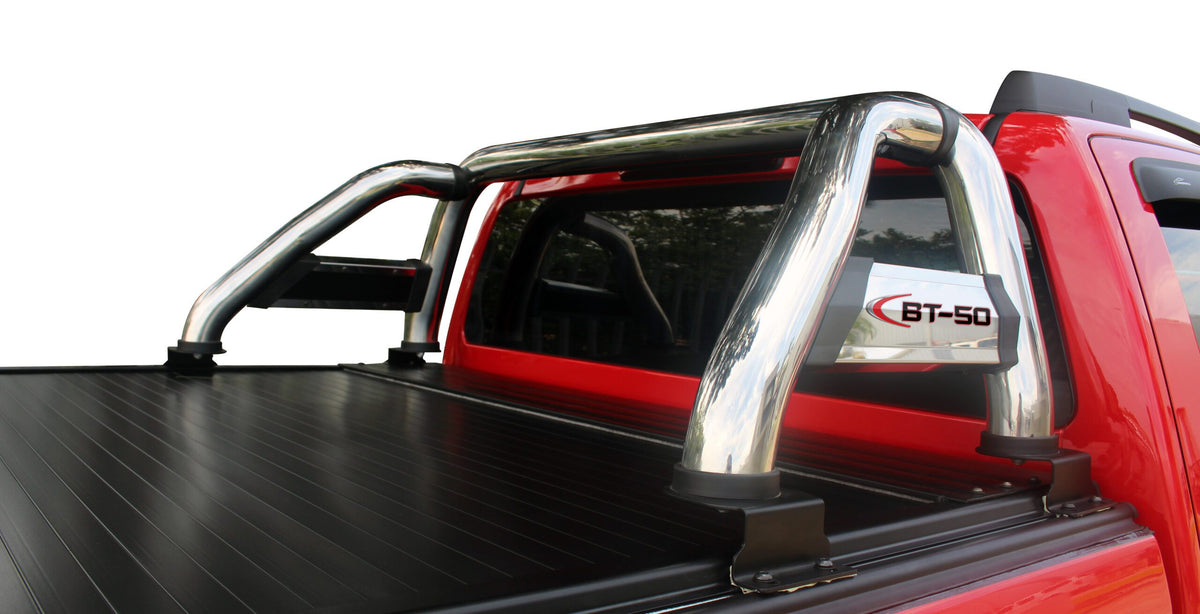 Mazda BT-50 Polished RollaTop-Compatible Sports Bar