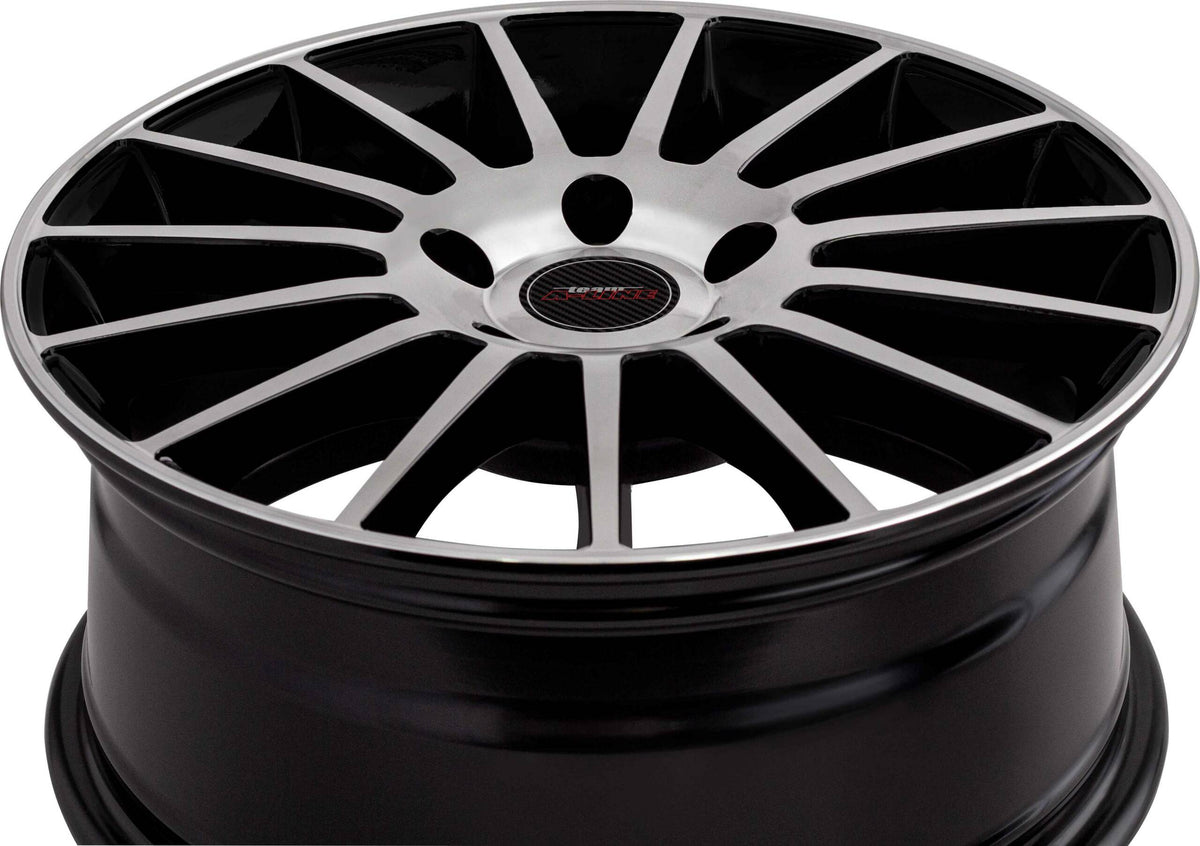 Maison Black Machined Face Alloy Wheel