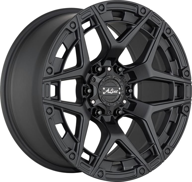 Mega X Satin Black Alloy Wheel