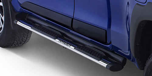 Toyota Hilux GD6 Extended Cab Polished Stainless Steel Side Steps – 2016–2018