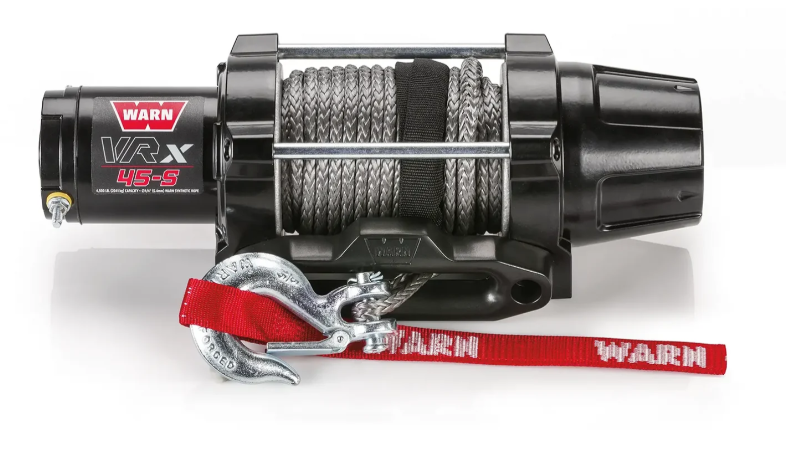 WARN VRX 45-S 4500LB (2040KG) 12V ATV WINCH WITH SYNTHETIC ROPE