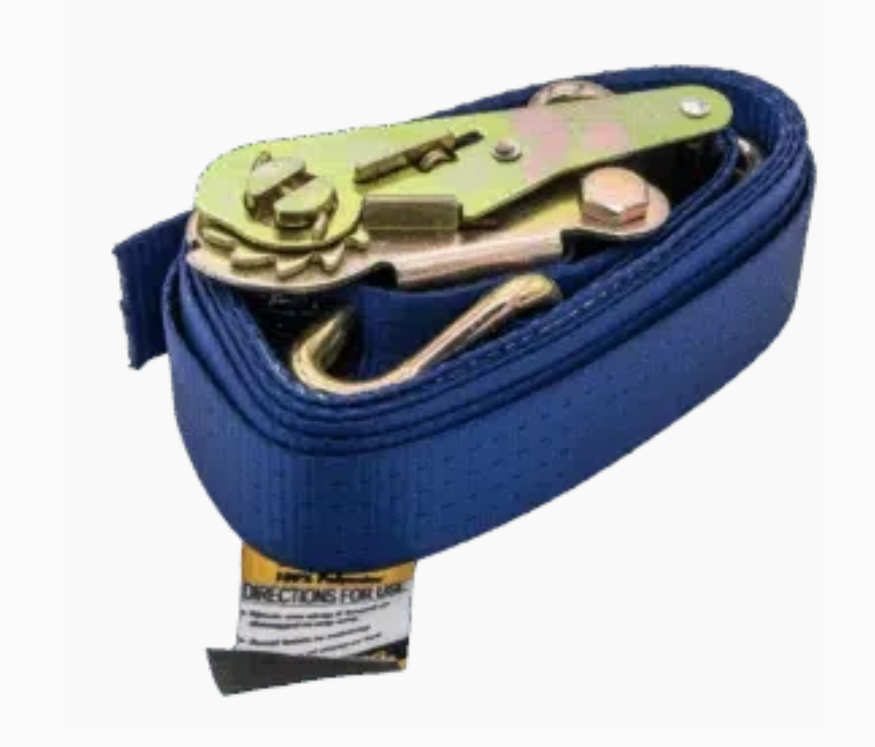 Heavy-Duty Ratchet Tie-Down Strap