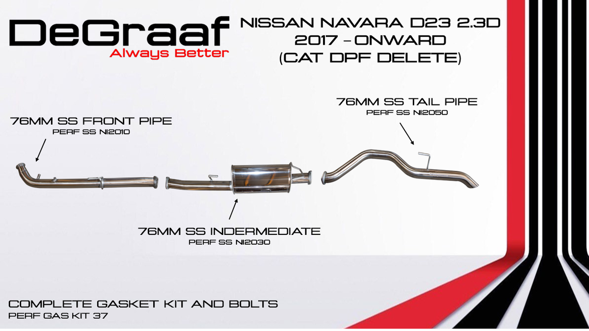 Nissan Navara D23 2.3 - 2017 (Cat DPF Delete)