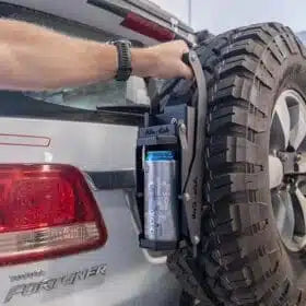 Can Crusher – Spare Wheel Mount