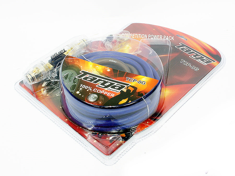 0-Gauge Full Copper Car Audio Wiring Kit
