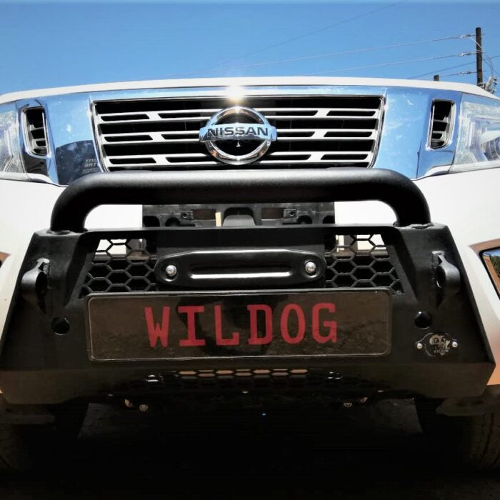 Navara 2017+ Front Replacement Bumper, Black - Wildog Nissan Navara accessory