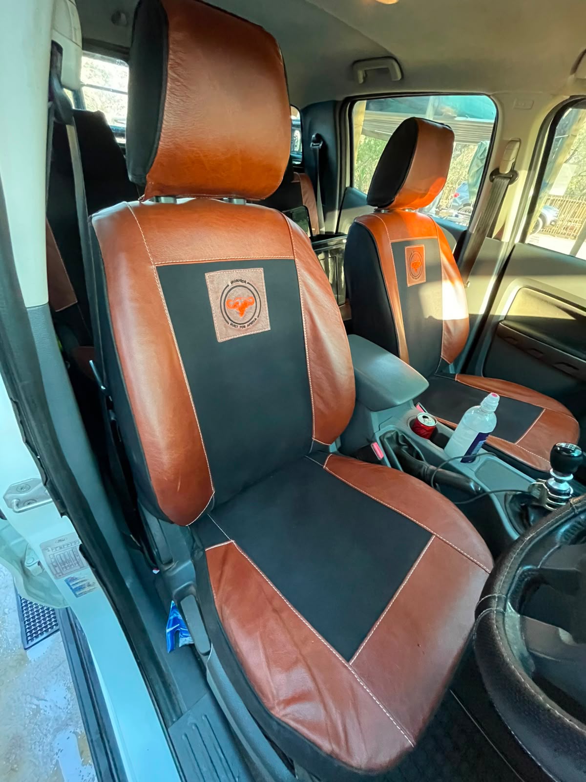 Saddleback Canvas & Leather Seat Covers – Double Cab / SUV