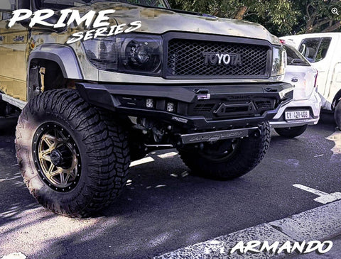 Isuzu DMAX 2022 Spartan Armando Front Bumper with Hoop Design