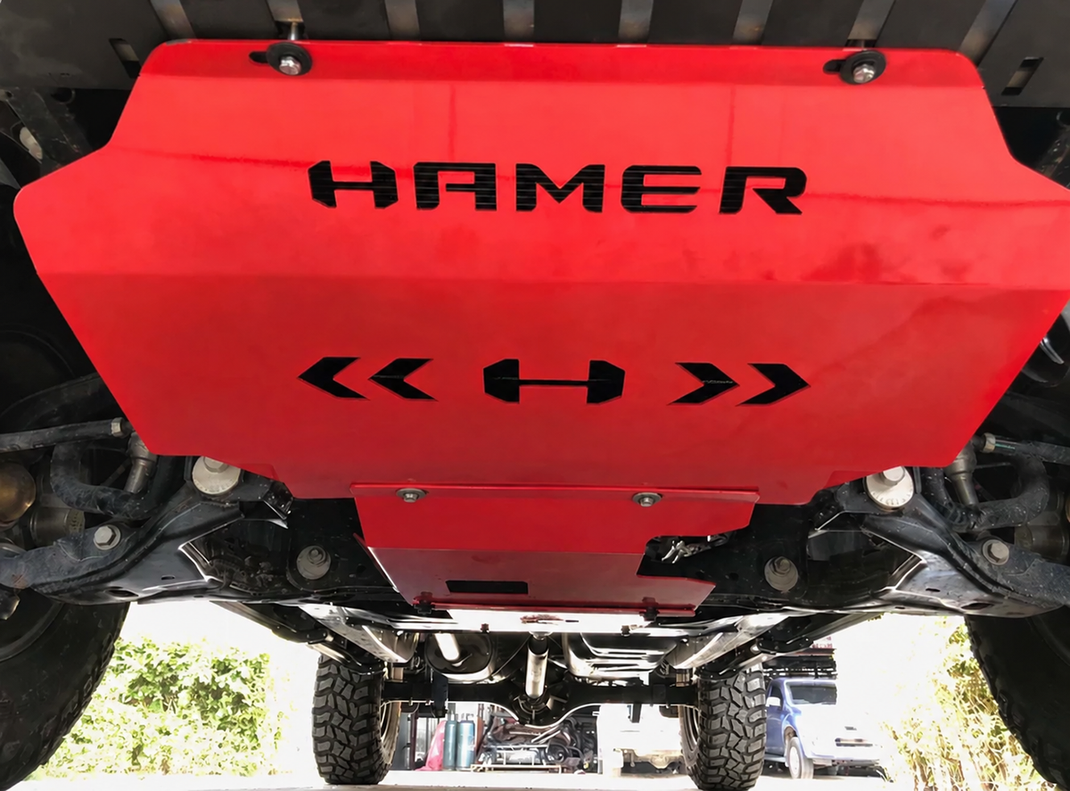 3 Piece Rear under protection plate for Toyota Prado 250 (2024 – Present)