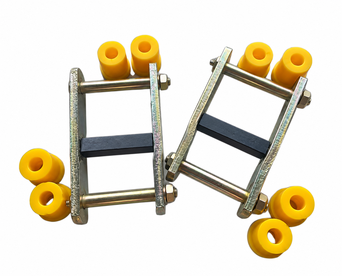 Extended Shackle Pair with Block Support – Toyota Land Cruiser 79