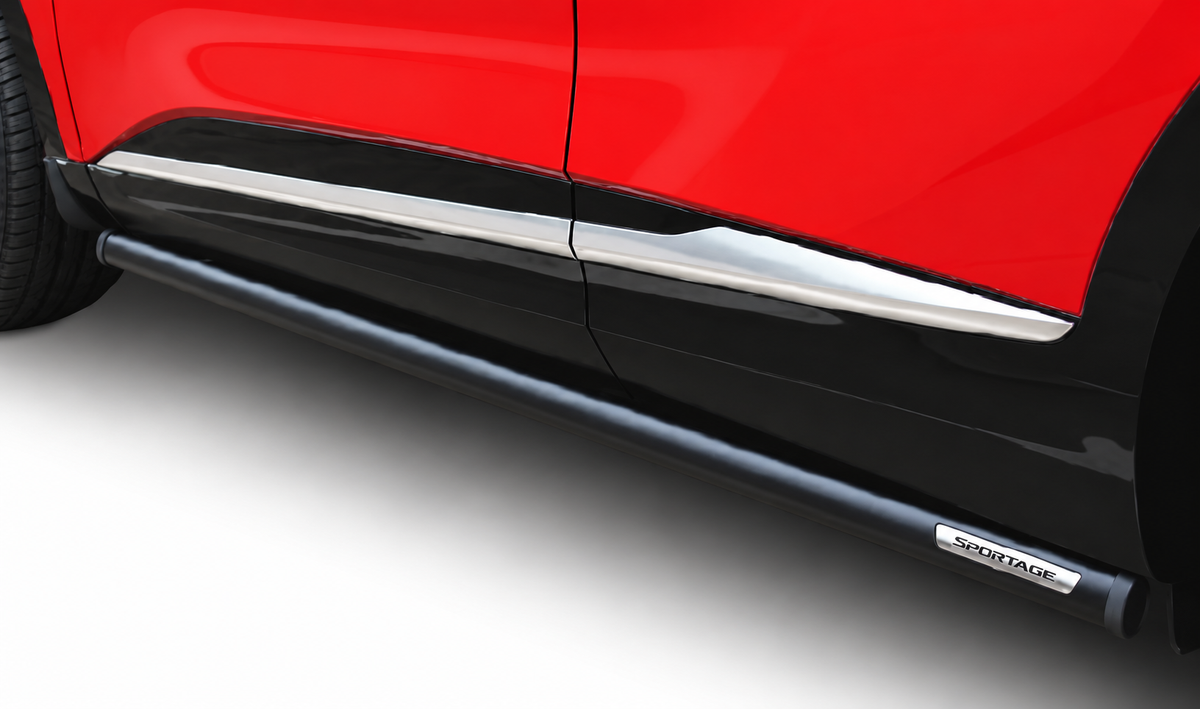 Kia Sportage 2022 Black Stainless Steel Side Bars