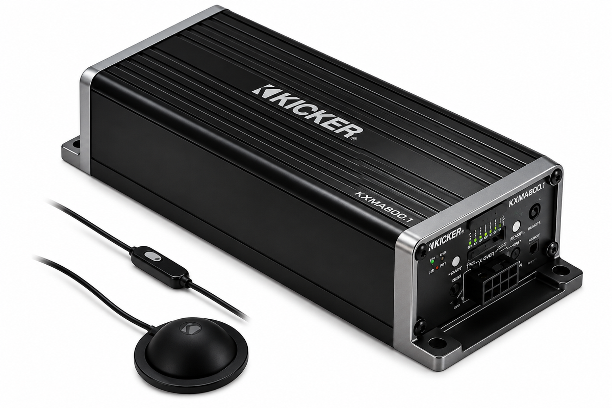 Kicker 4ch Smart Key Amplifier